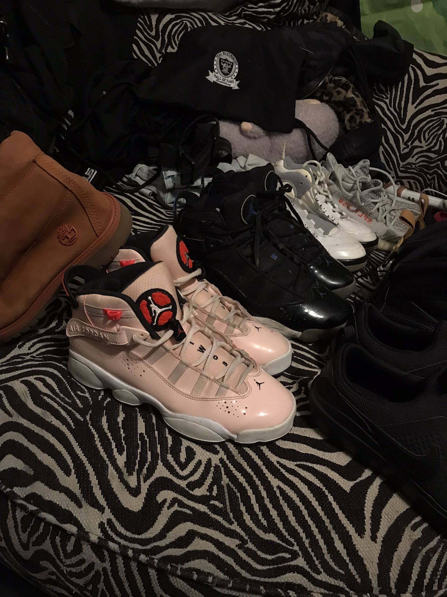 Jordan’s Nikes Converse Shoes Lot Various Sizes 