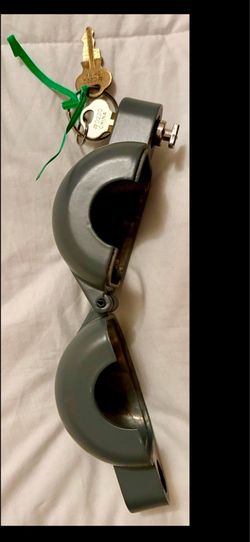 PORTABLE ANY-DOOR with round handle LOCK- Extremely tough, smooth lock
