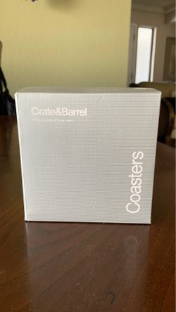 Crate&Barrel Photo Coasters