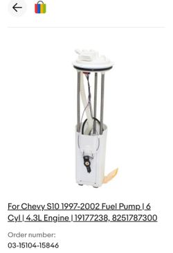 Fuel pump for s10 brand new