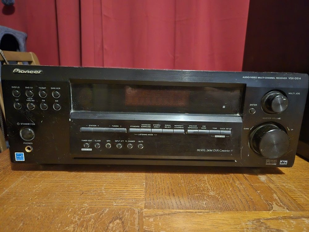 Pioneer Receiver With Brand New Sub And 5 Speakers