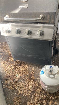 Grill and pro pane tank