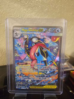 Mega Greninja ex Pokémon Card