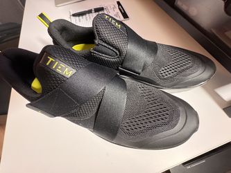 TIEM Slipstream Men's Indoor Cycling Shoes – Black – Size 12 – Worn Once- $120 (Mira Mesa)