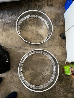 Lot of 2 Outer Barrels 22x5 for 3 piece wheels
