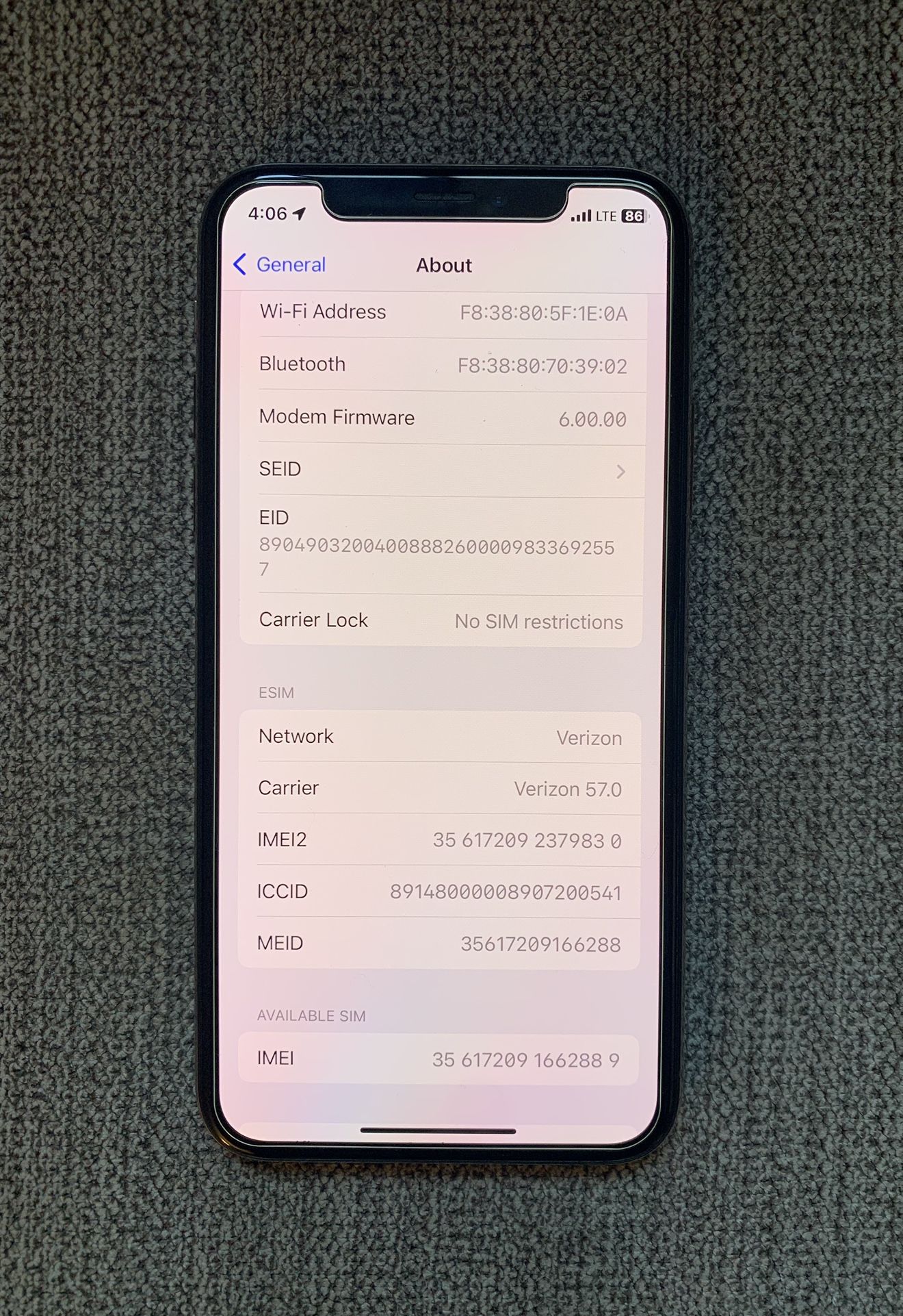 iPhone Xs