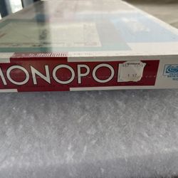 Vintage Monopoly 1961 Version #9 Sealed w Original Price Sticker