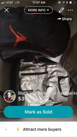 Jordan backpacks, 30-35 each, ill cut you a deal of you buy them both.
