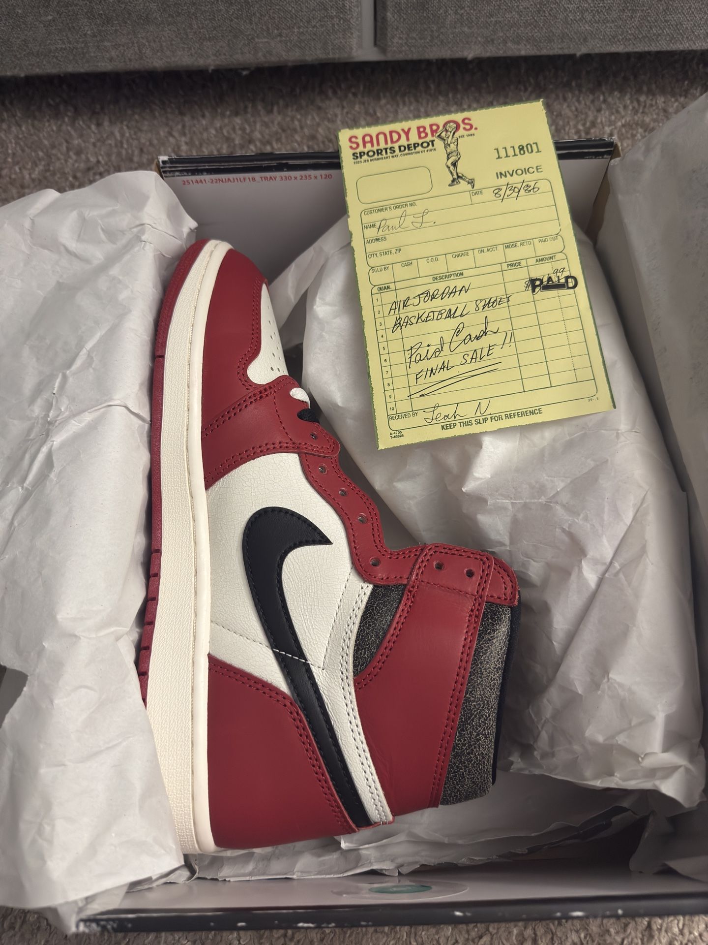 Air Jordan 1 Chicago Lost And Found