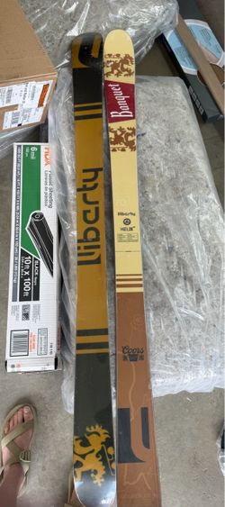 Liberty Skis x Coors Banquet Helix 98 — 179cm — NEW in Wrapper - never mounted