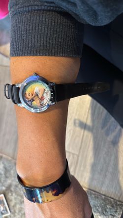 I love Lucy  Novelty Watch Black Leather Strap