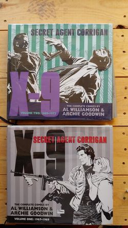 Huge X-9 comic strip books