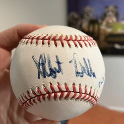 Albert Belle Signed Autographed Baseball