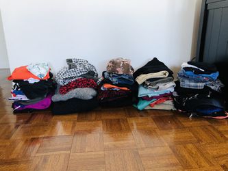 Huge Lot Of Womens Clothes Fills 3 Fresh Direct Bags XL Tops, Sweaters,  Shorts Used Good Cond for Sale in New York, NY - OfferUp