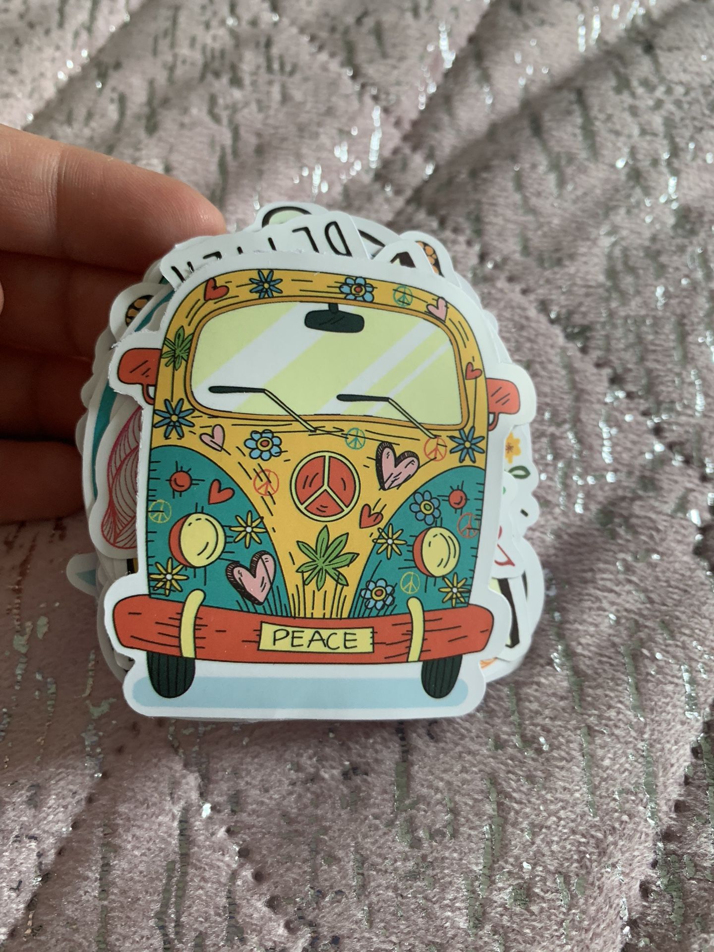 Set Of 50 Travel Waterproof Stickers 