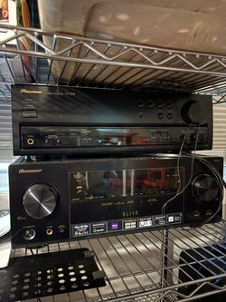Pioneer Audio Receiver Pair – Pioneer Elite VSX-44 & Pioneer SX-255R Stereo Receiver