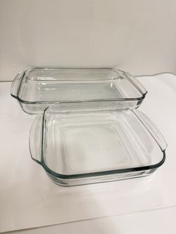 Libbey Glass Bakeware, 2 piece (1.8 & 3.4 quarts)