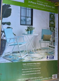 Mainstays Albany Lane 3-Piece Bistro set