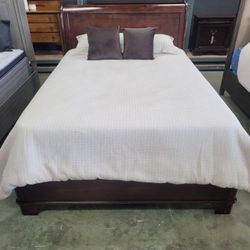 Solid Queen Size Bed Frame