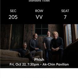 PHISH good Seats Good Price