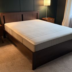 FREE - IKEA Queen Bed (Frame and Mattress)