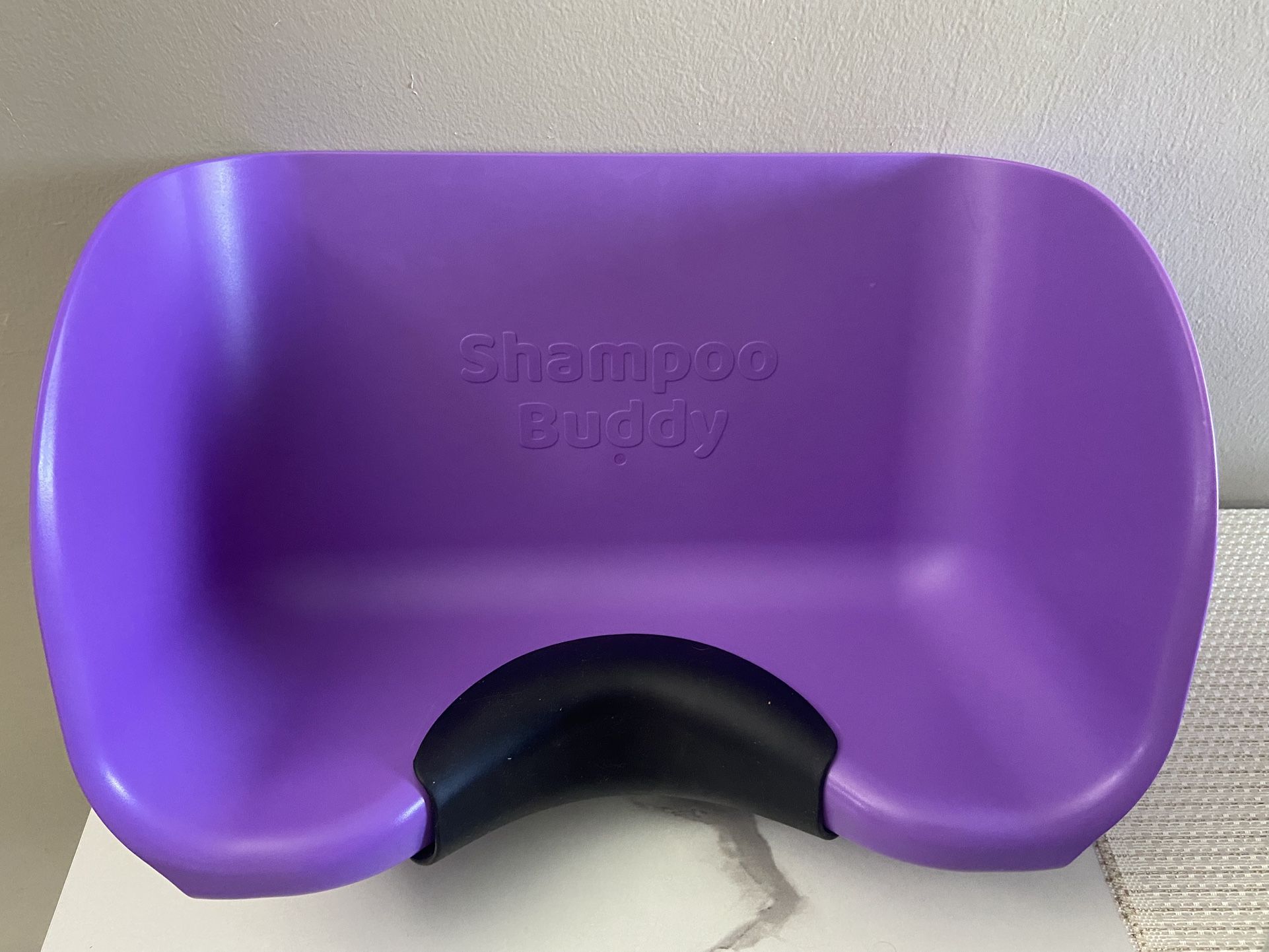 Shampoo Buddy Portable Hair Wash Basin for Children, Toddlers, Kids, Teens | Portable Shampoo Bowl for use on Bathtub or Sink (Purple)