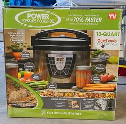 10qt Power Pressure Cooler XL with Power Chopper