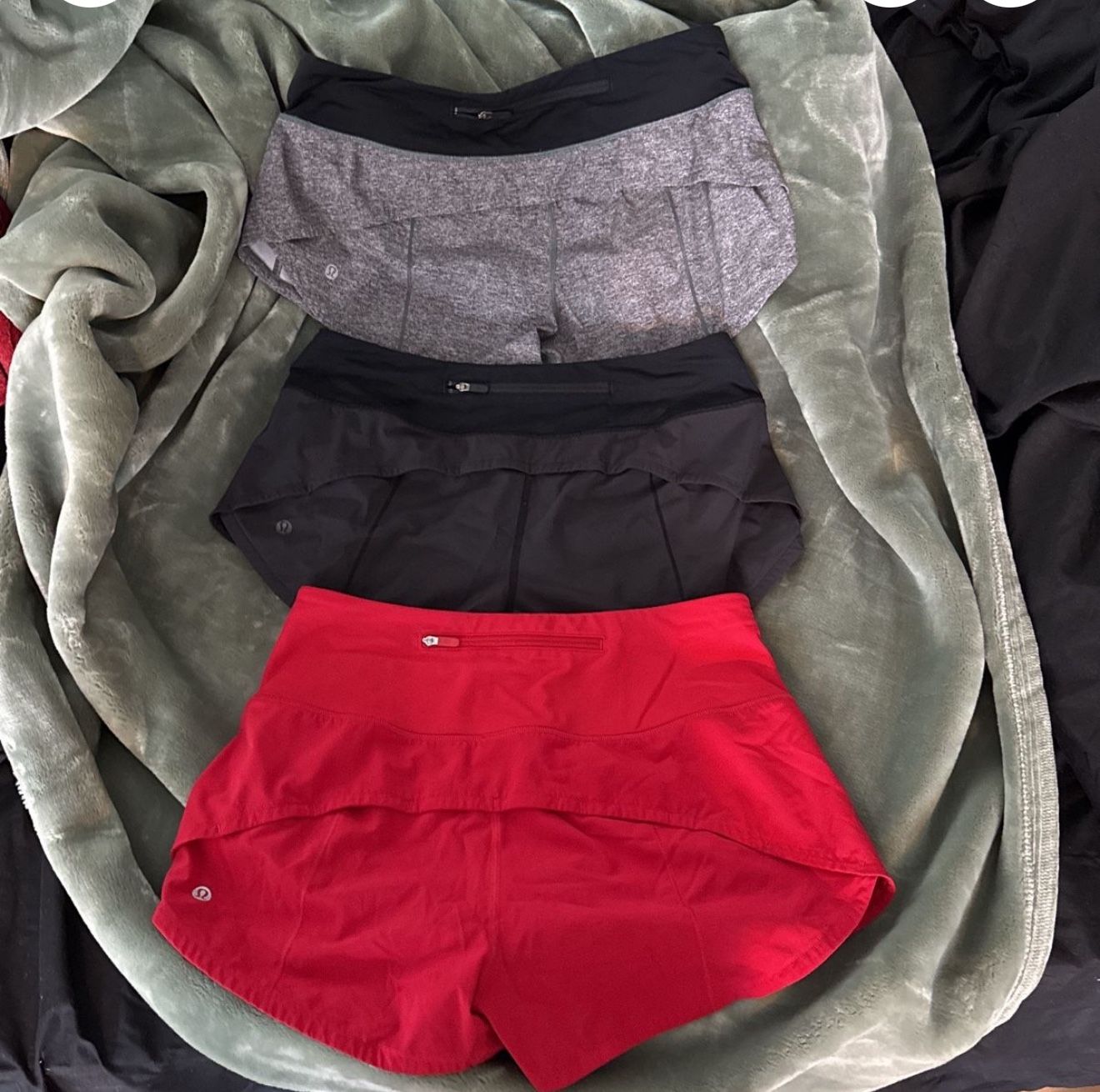 SIZE 6 Lululemon shorts ($25 each)