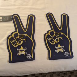 NRL Foam hand (2 of them) Cowboys Rugby Football Team