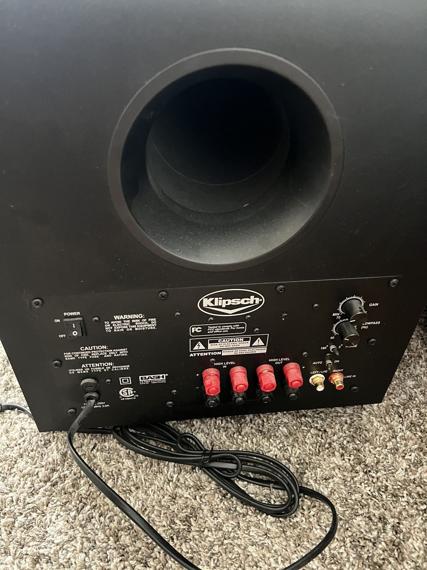 Klipsch Synergy Series Sub 10 Theater Powered Subwoofer