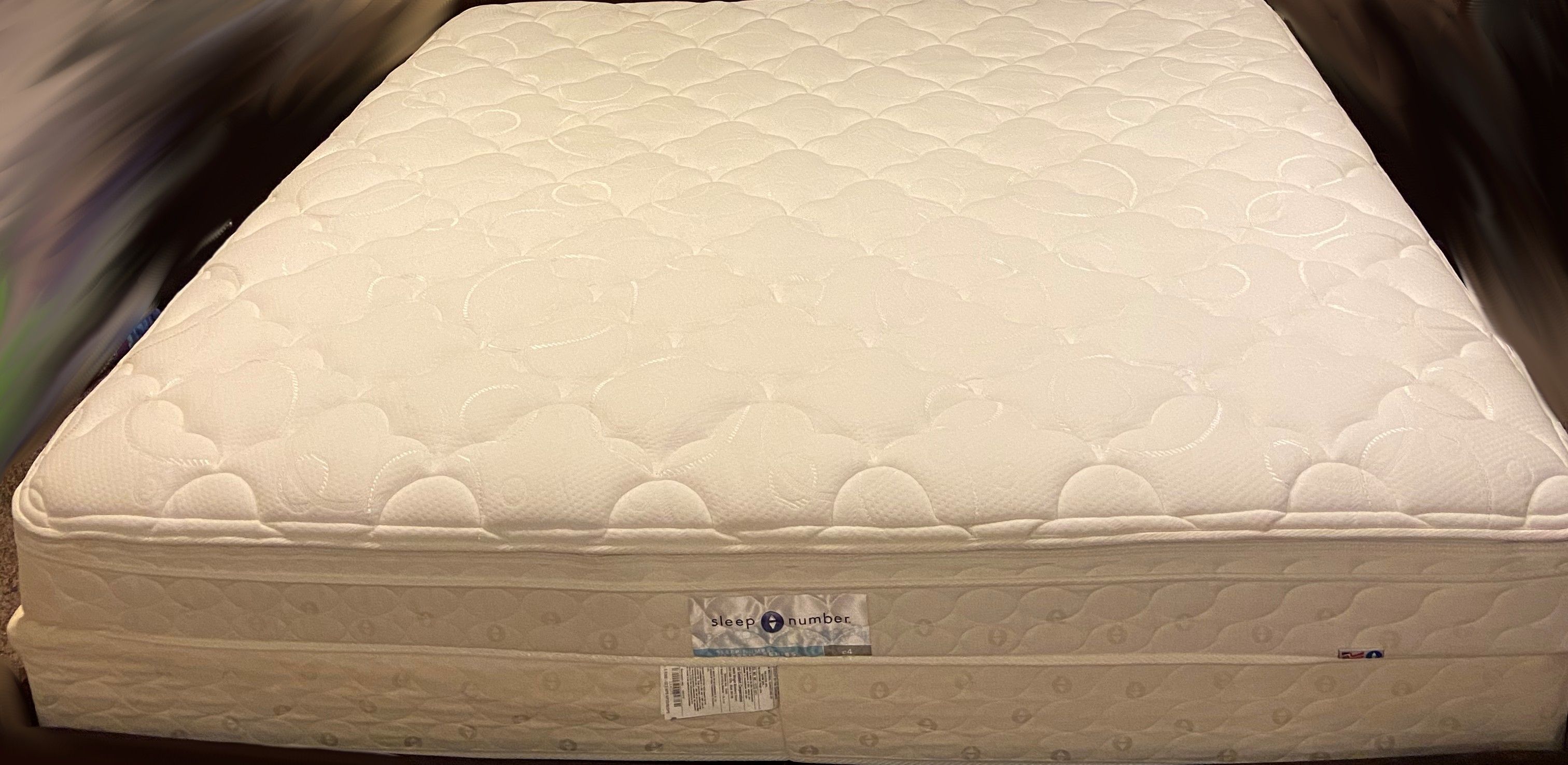 Sleep Number Classic Series C4 King Size Mattress and Platform for Sale