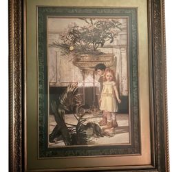 Painting - Children Break Vase