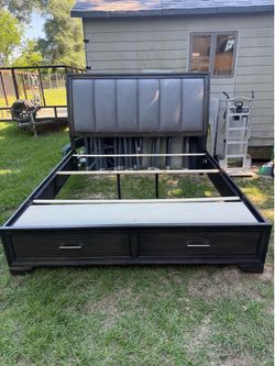 King size bed frame