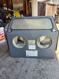 Double Door Abrasive Blast Machine