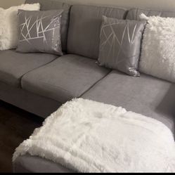 Honbay Grey Sectional Couch 