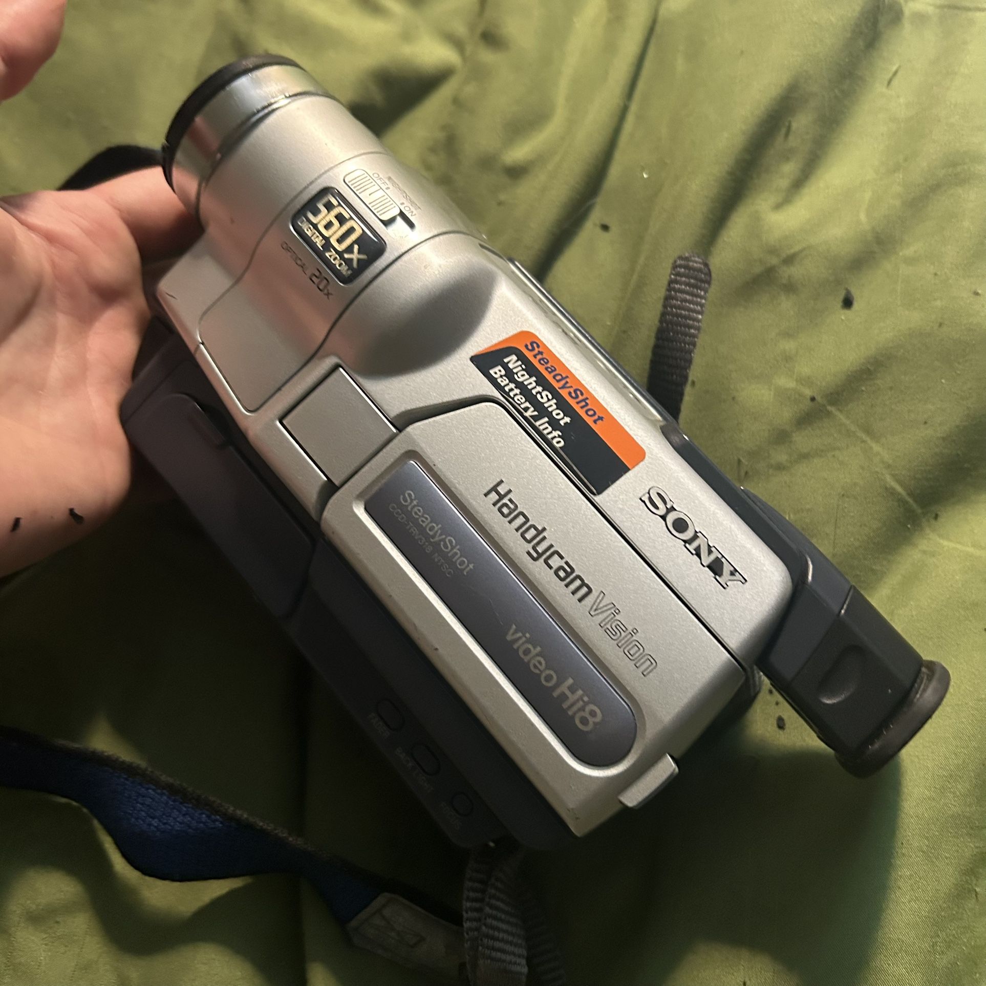 Vintage Sony Video Camera Vintage Sony Hi8 Handheld Video Recorder