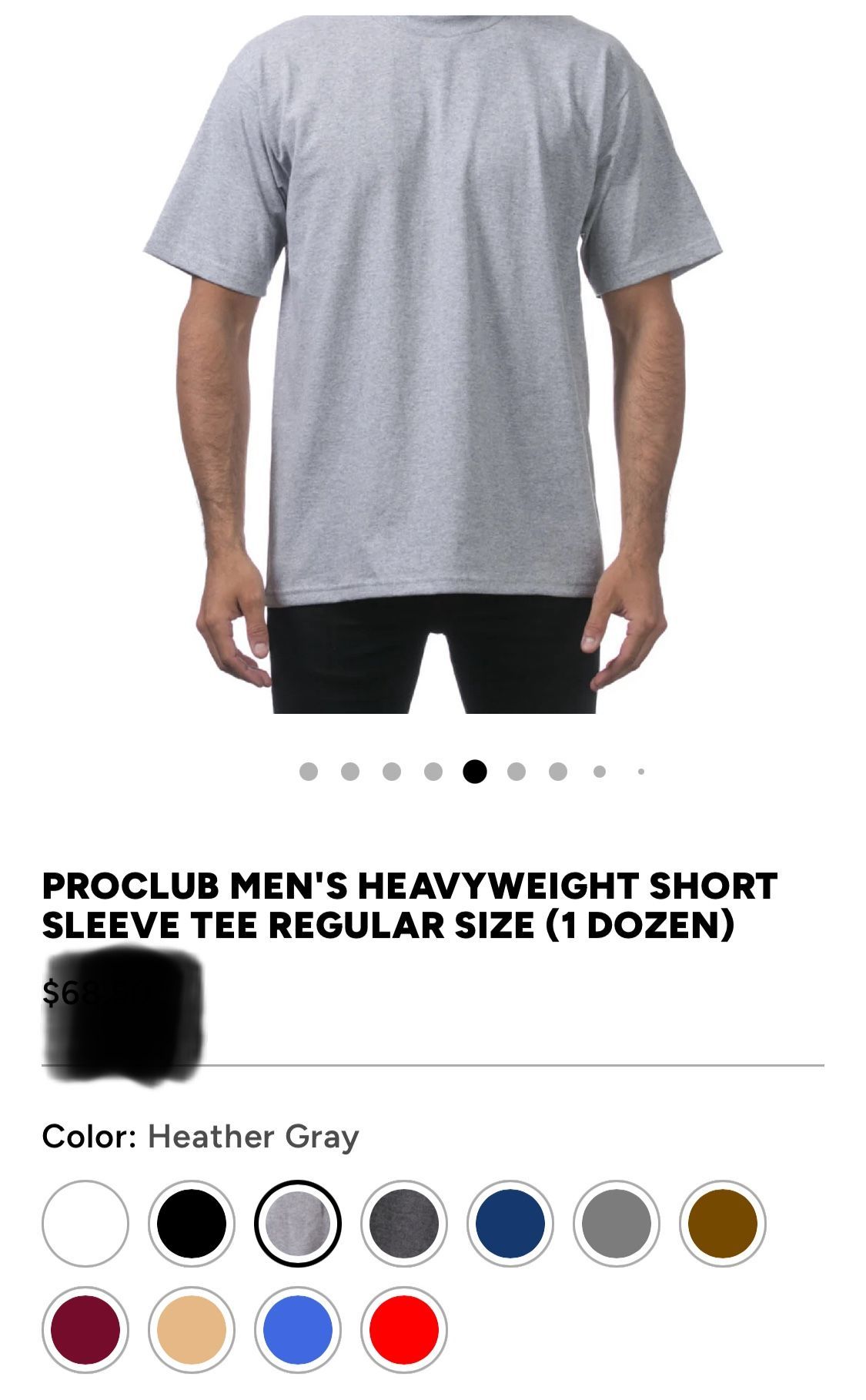 Heavy Weight Pro Club Shirts 15 Colors