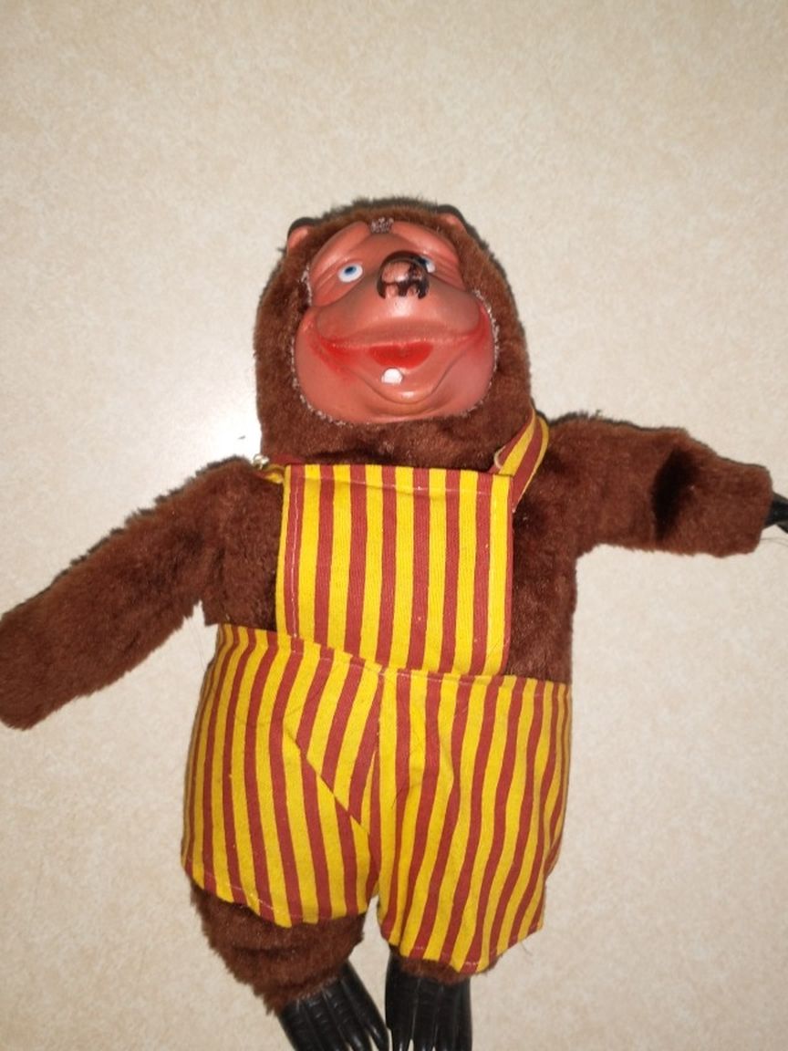 Vintage 1980s Showbiz Pizza Rock-afire Explosion Billy Bob Stuffed Plush Doll