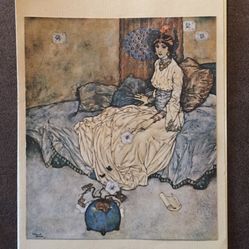 Vintage Green Tiger Press La Jolla Ca NOS Blank Greeting Card