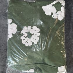 Denim Tears The Cotton Wreath Green Hooded Sweatshirt