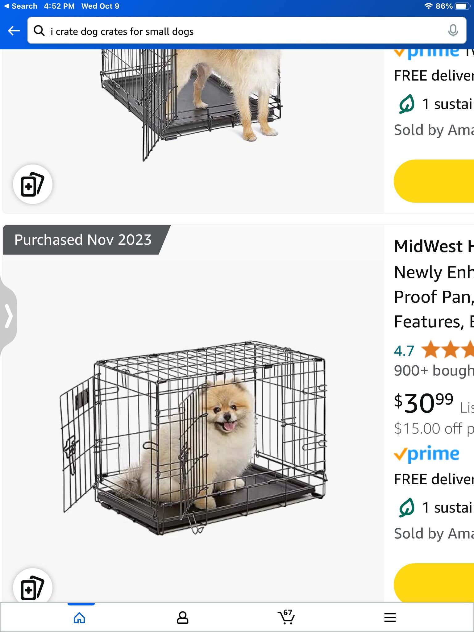 Small Dog Crate