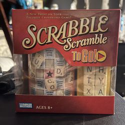 Scrabble Scramble To Go Dice Game ~New~