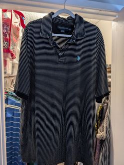 U.S. Polo ASSN: Stripped shirt- Mens 4XLT