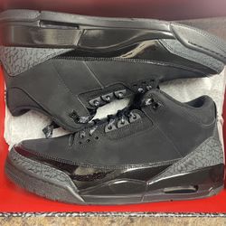 Jordan 3s Size 11 “Black Cat” 
