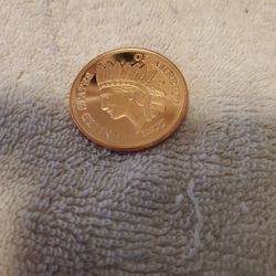 1 Ounce Copper Indian Head