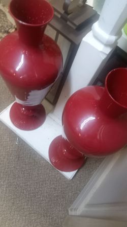 New hot Red floor vases
