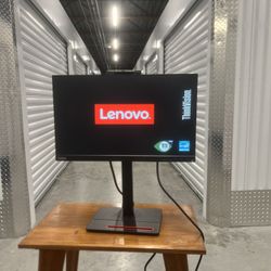 Lenovo ThinkVision T22v-20 Monitor Used in good condition with some minor cosmetic blemishes. These Used in good condition with some minor cosmetic bl