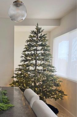 King Of Christmas 7.5' Rushmore Fir Artificial Christmas Tree with 750 Warm White LED Lights