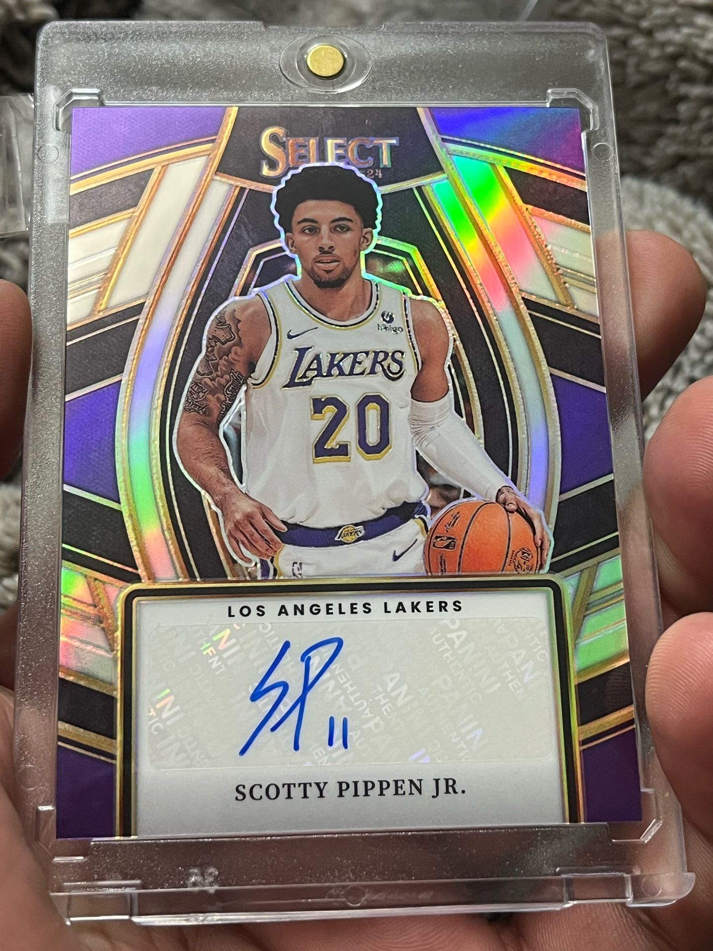Scotty Pippen Jr Panini Select Signature Selections