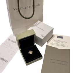 Van Cleef White Clover VA 750 Ring 